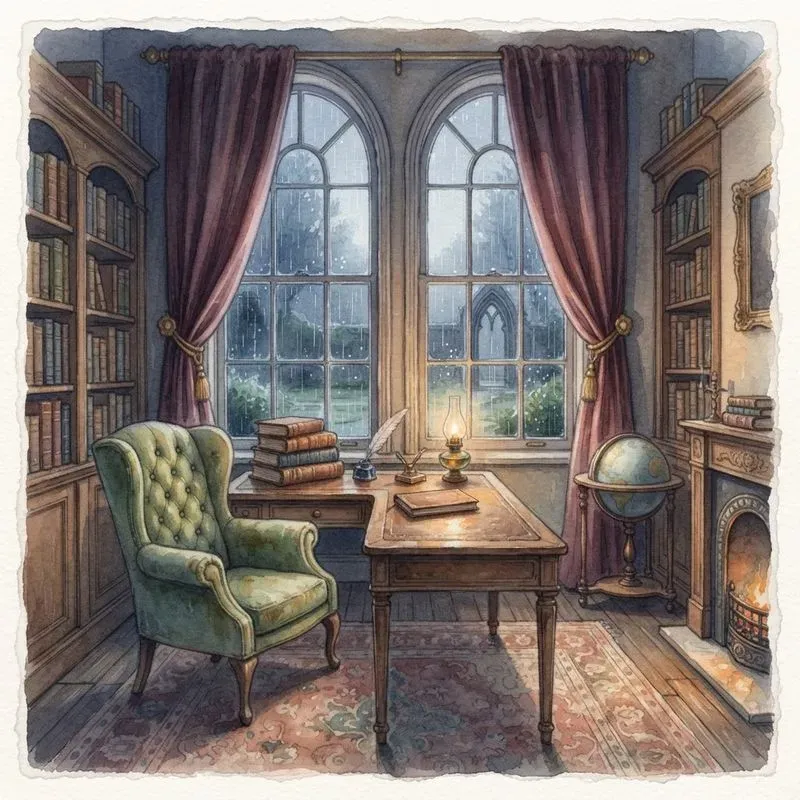 Vintage Watercolor Art