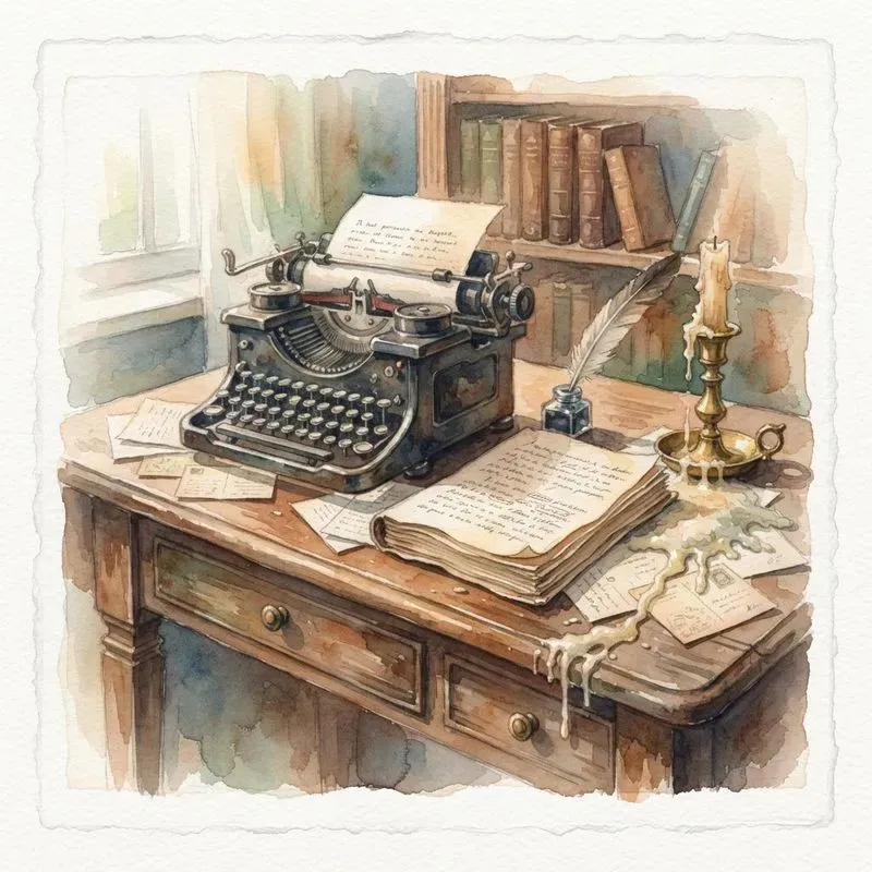 Vintage Watercolor Art