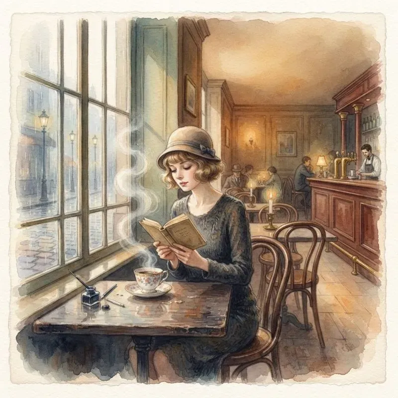 Vintage Watercolor Art