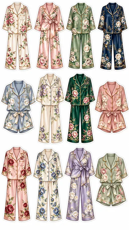 Royal Garden Pajama Party Sticker Sheets