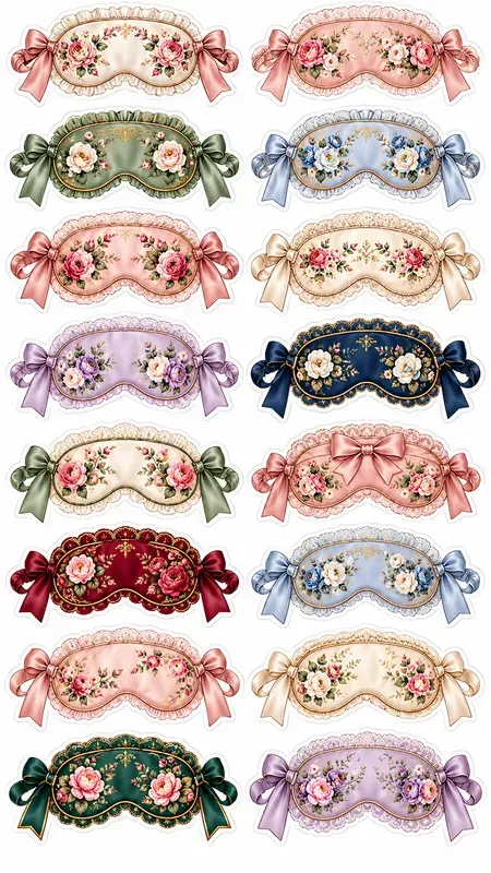 Royal Garden Pajama Party Sticker Sheets