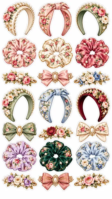 Royal Garden Pajama Party Sticker Sheets
