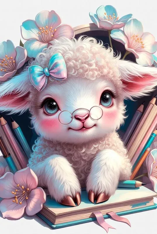 Whimsical Pastel Storybook Sitting Poses