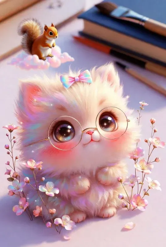 Whimsical Pastel Storybook Sitting Poses