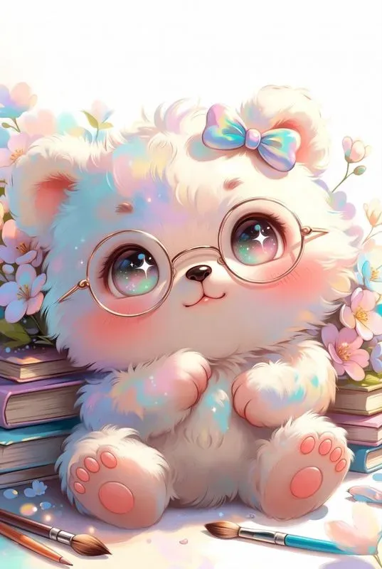 Whimsical Pastel Storybook Sitting Poses