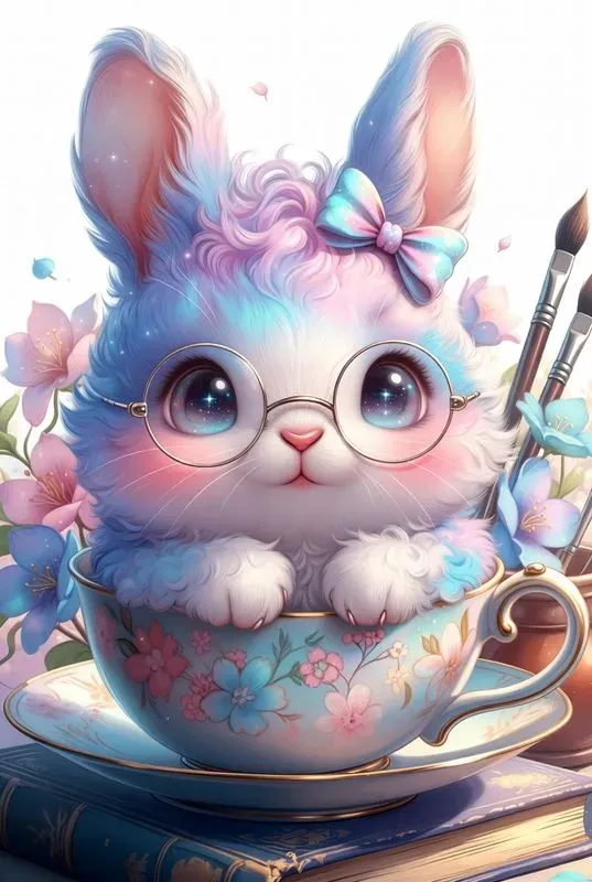 Whimsical Pastel Storybook Sitting Poses