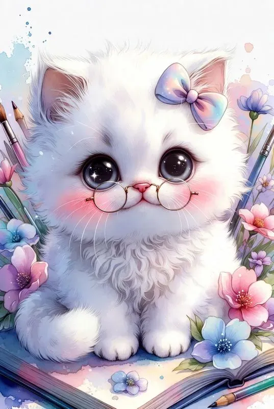 Whimsical Pastel Storybook Sitting Poses