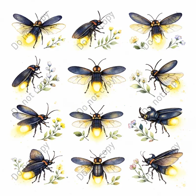 Watercolor Butterfly Insect Clipart