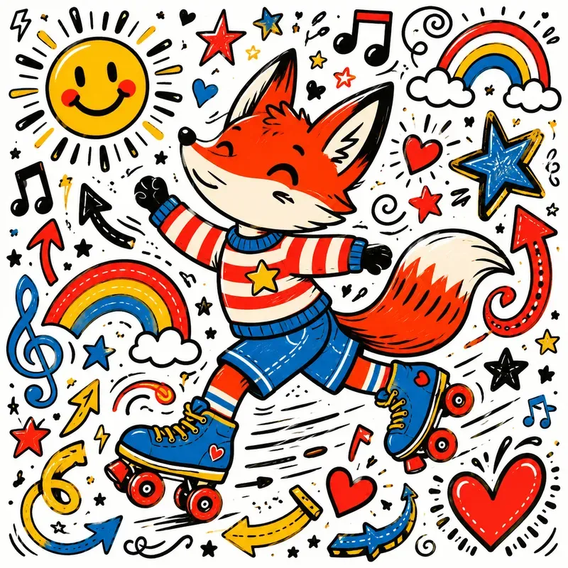 Street Pop Folk Character Poster Packs