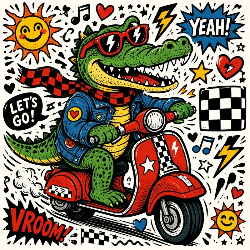 Street Pop Folk Character Poster Packs