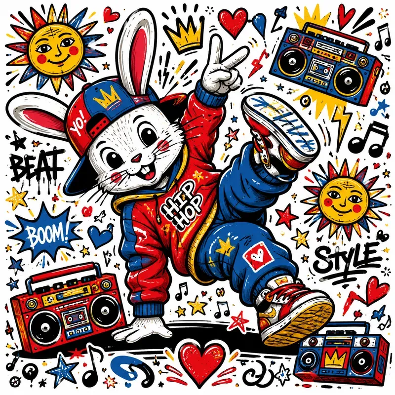 Street Pop Folk Character Poster Packs