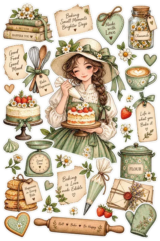 Aesthetic Junk Journal Sticker Packs