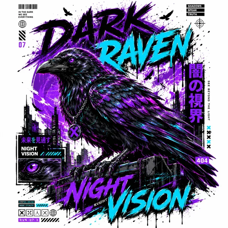 Neon Streetwear Tee Designs