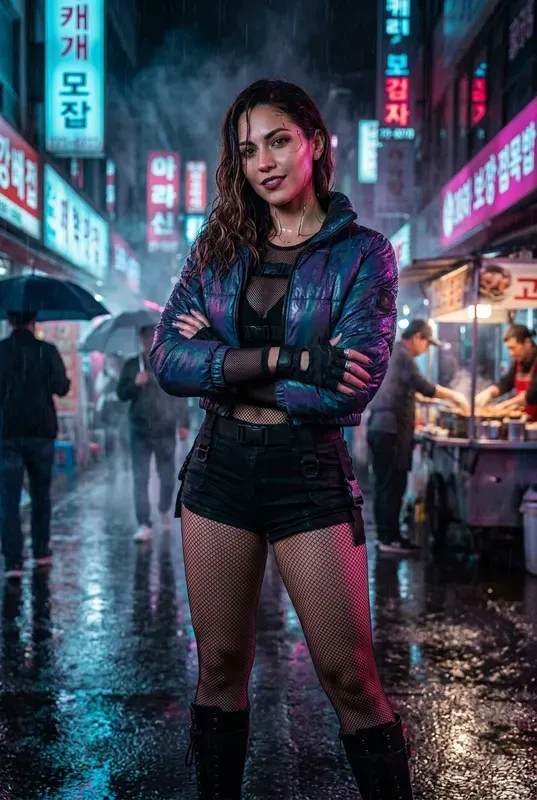 Cyberpunk Neon Queens