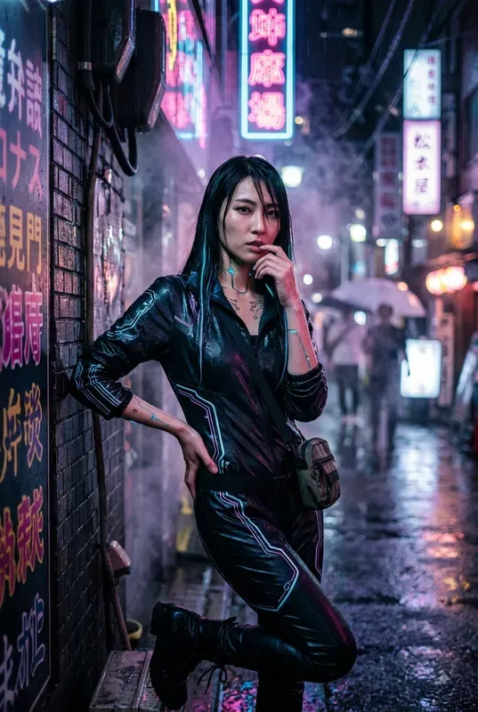 Cyberpunk Neon Queens