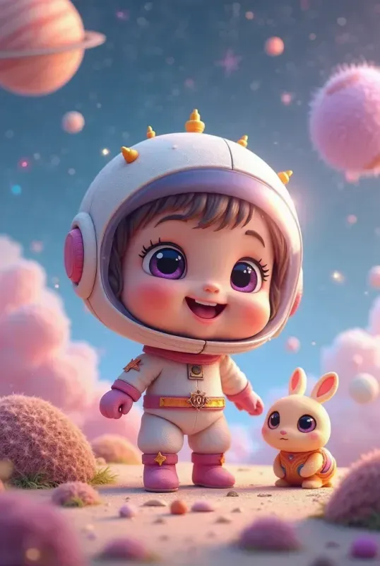 Whimsy Friends In Magical Worlds