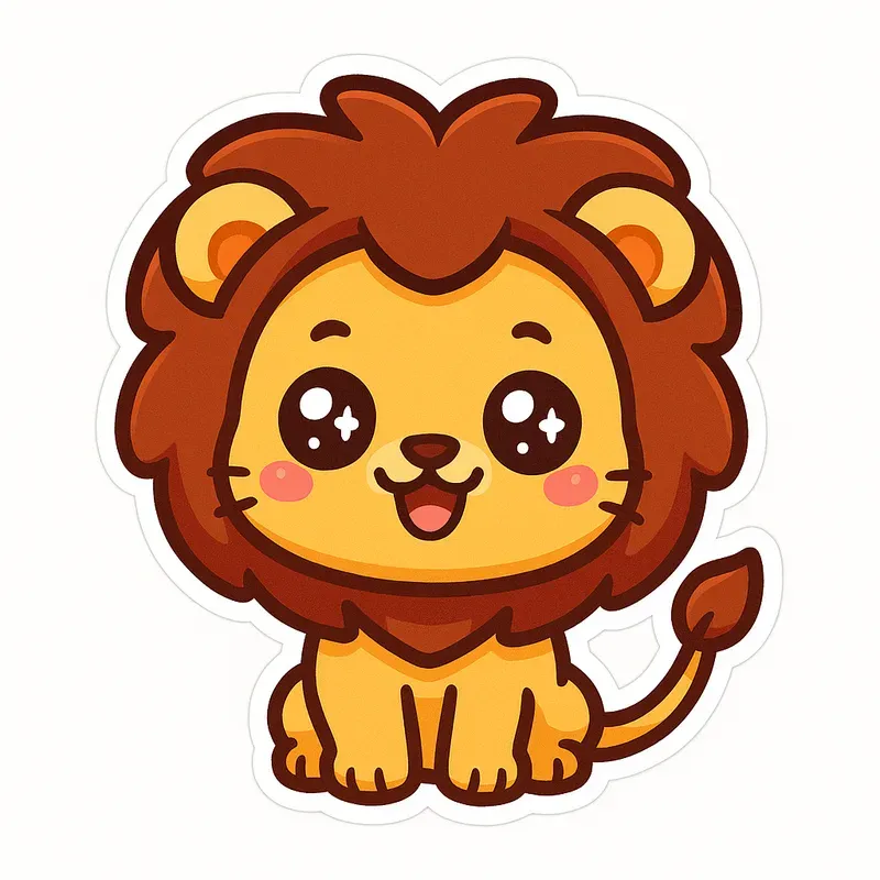 Cute Chibi Kawaii Animal Stickers