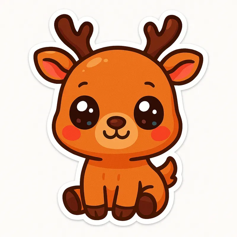 Cute Chibi Kawaii Animal Stickers