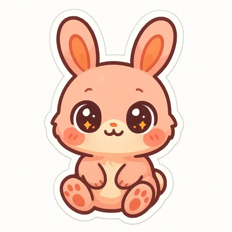 Cute Chibi Kawaii Animal Stickers