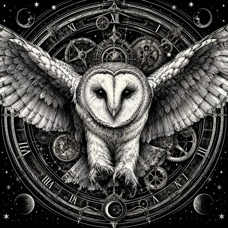 Dynamic Monochrome Animal Art