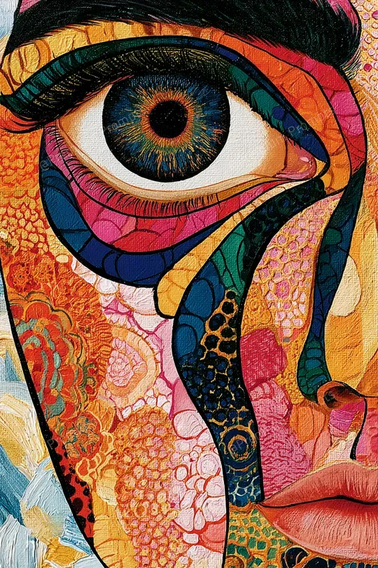 Colorful Stained Glass Style Paintings