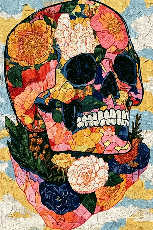 Colorful Stained Glass Style Paintings