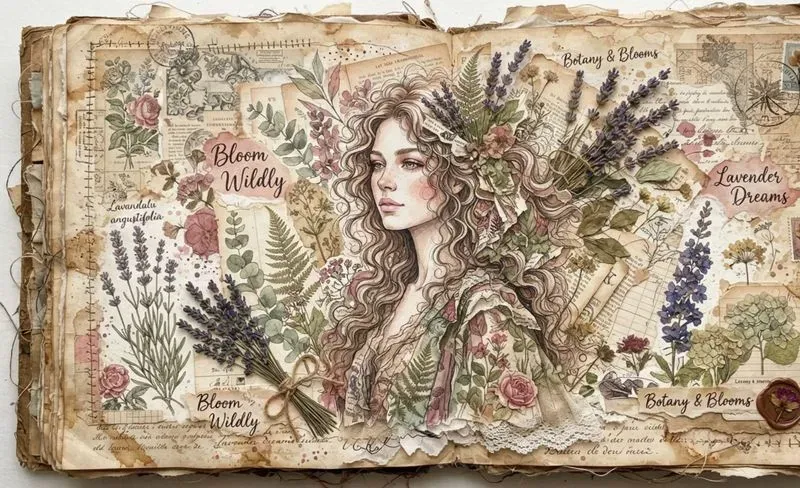 Bohemian Junk Journal Collages