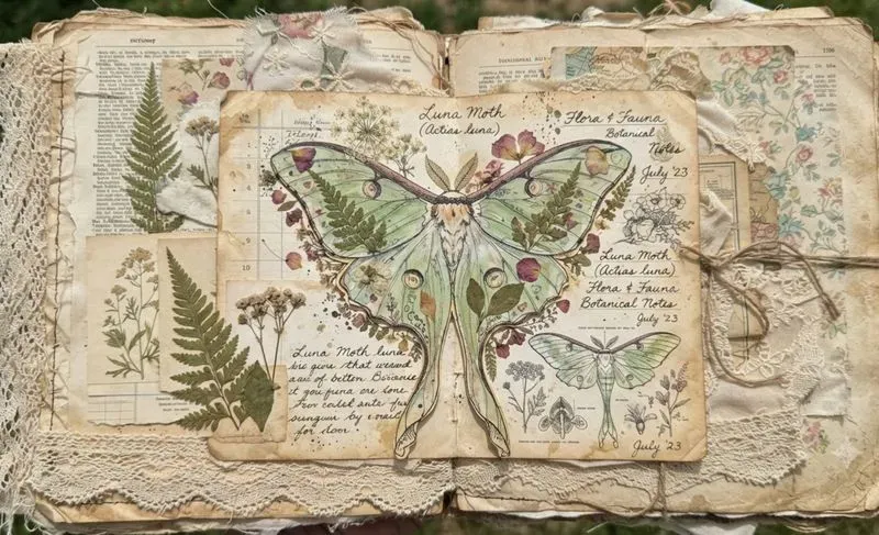 Bohemian Junk Journal Collages