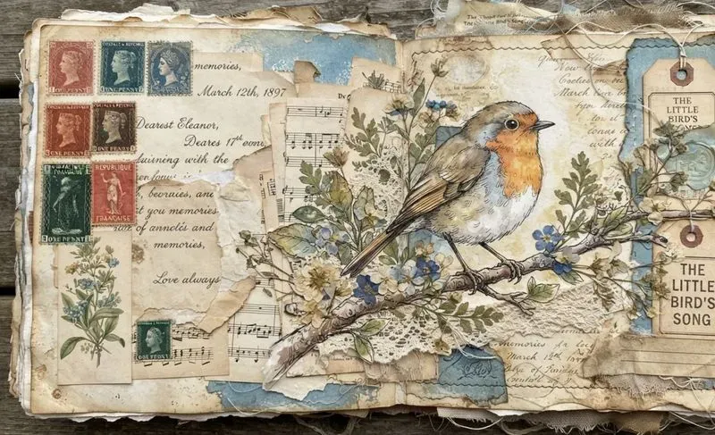 Bohemian Junk Journal Collages