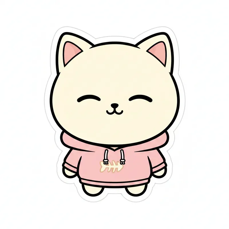 Consistent Cute Sticker Characters