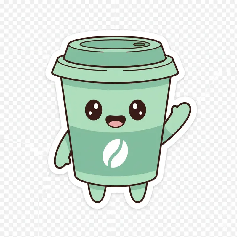 Consistent Cute Sticker Characters