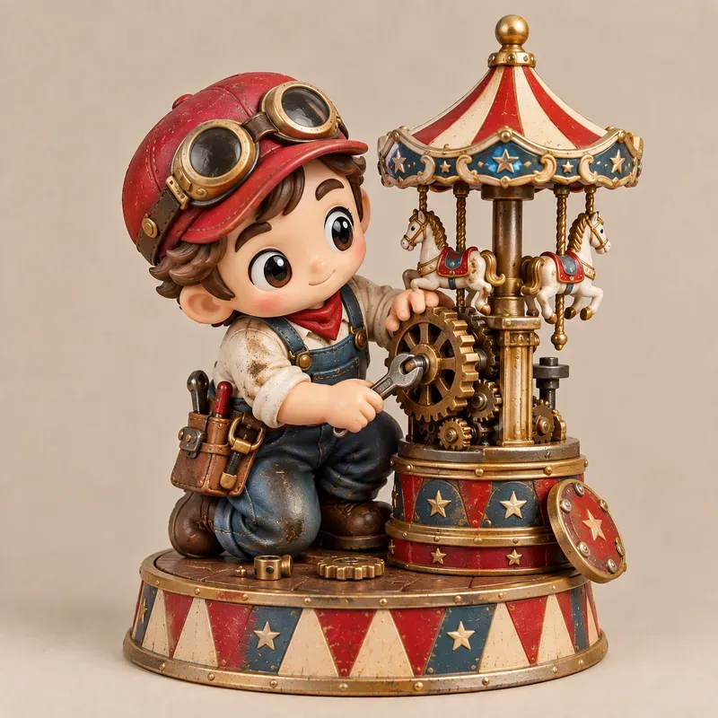 Carnival Curiosities Retro Circus Toys