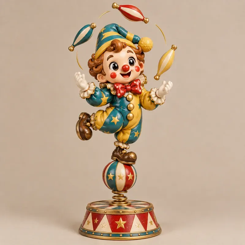 Carnival Curiosities Retro Circus Toys