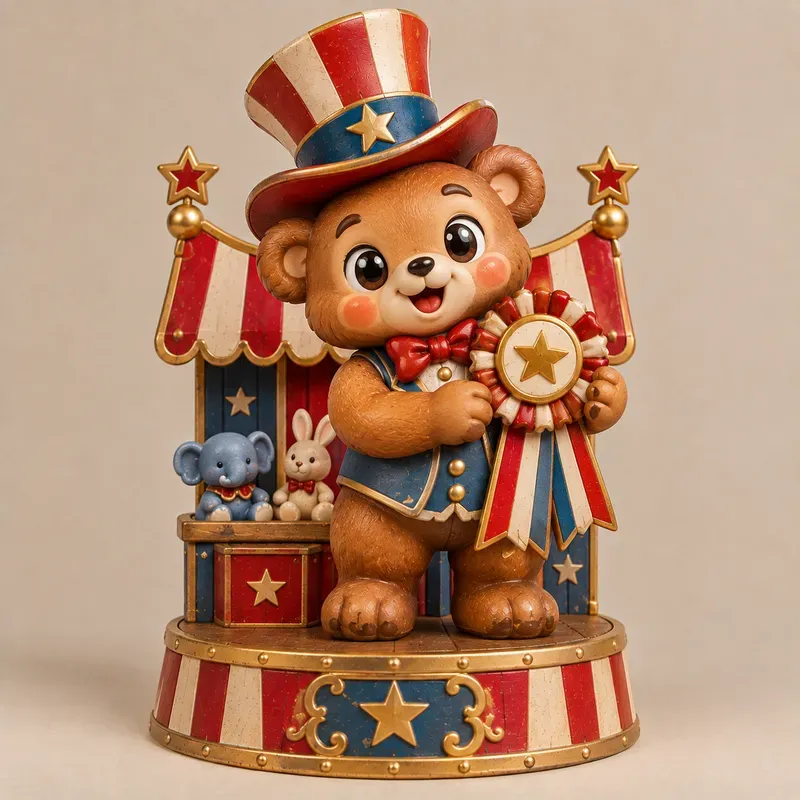 Carnival Curiosities Retro Circus Toys