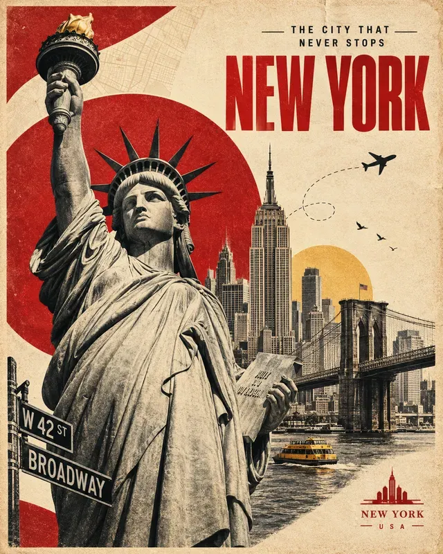 Vintage Travel Poster Creator