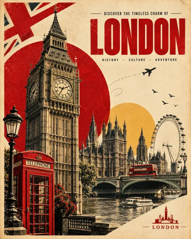 Vintage Travel Poster Creator