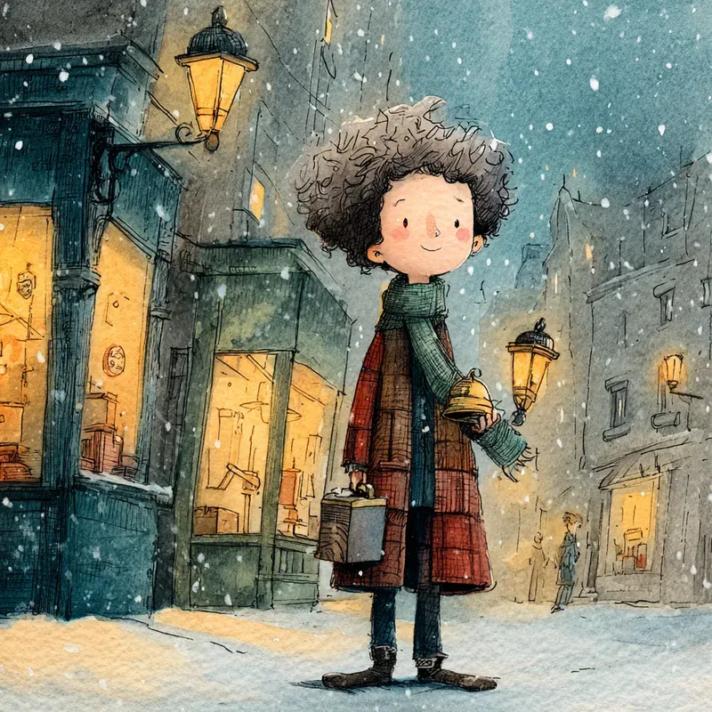 Vintage Christmas Caroler Illustrations