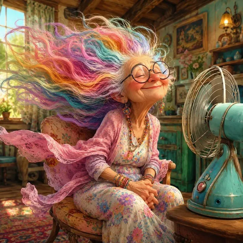 Whimsical Wind Character Portraits