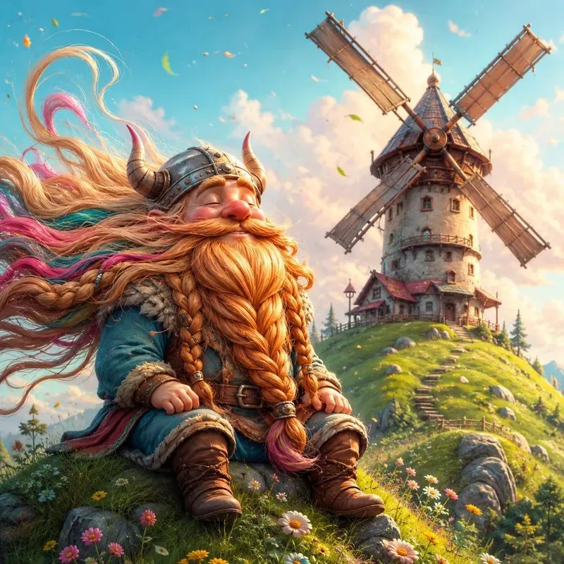 Whimsical Wind Character Portraits