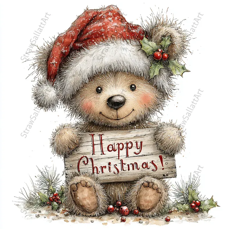 Christmas Tshirt Character Cliparts