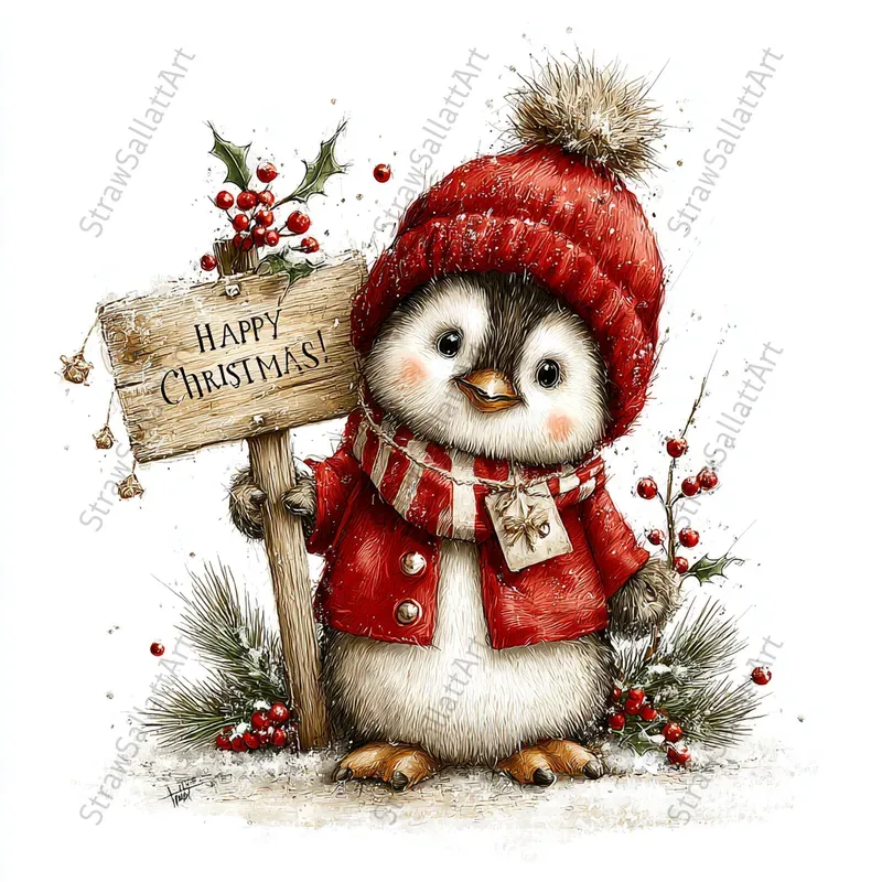 Christmas Tshirt Character Cliparts