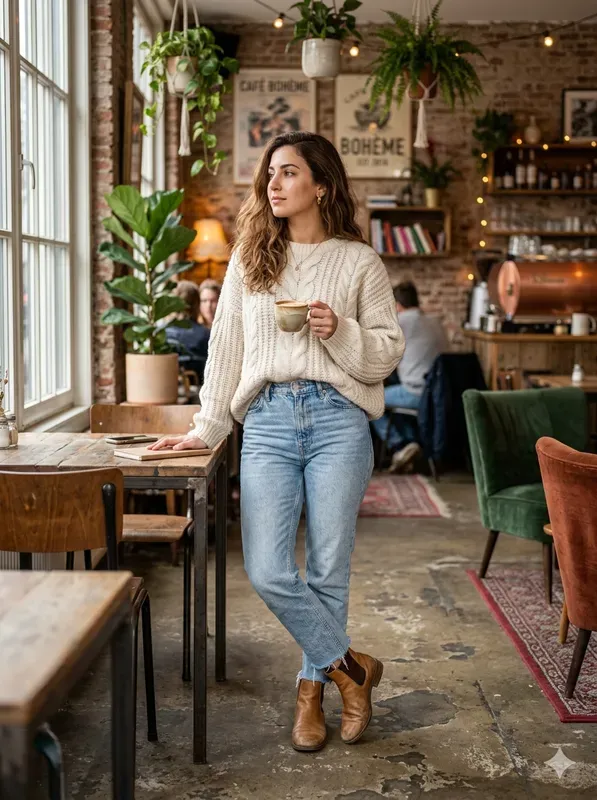 Bohemian Chic Model Cafes