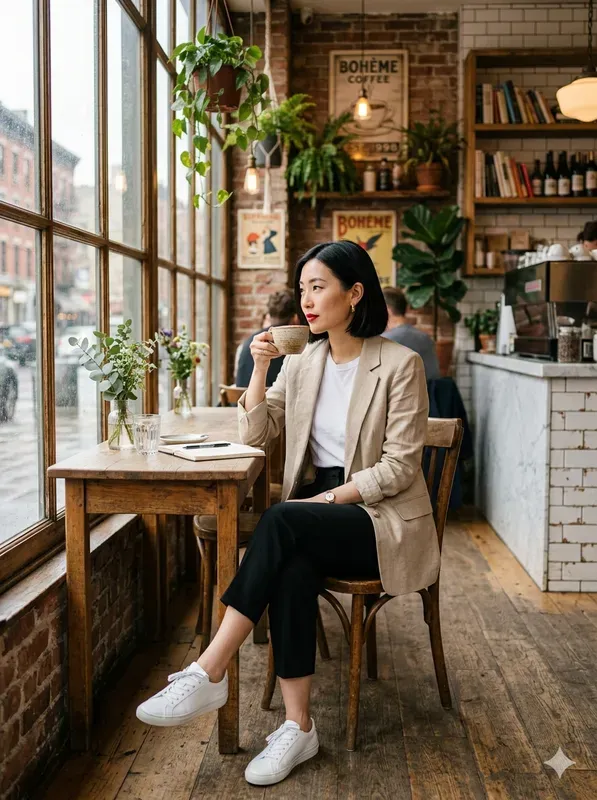 Bohemian Chic Model Cafes