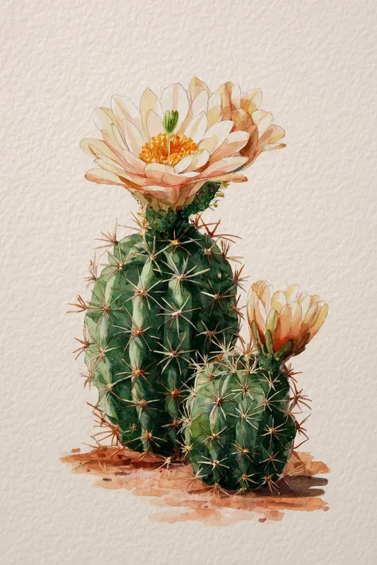 Botanical Watercolor Illustration Genera