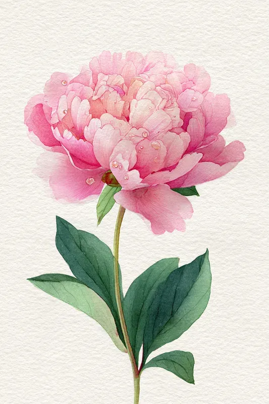 Botanical Watercolor Illustration Genera