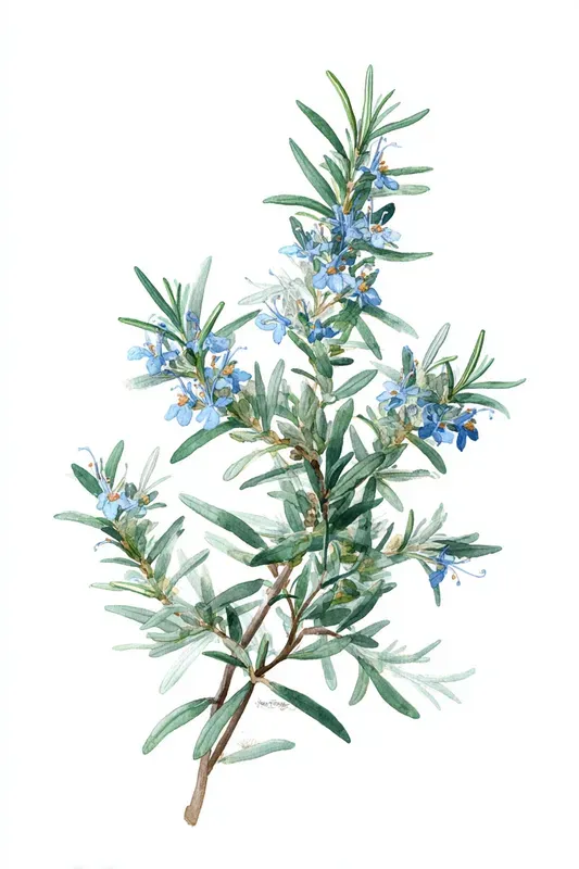 Botanical Watercolor Illustration Genera