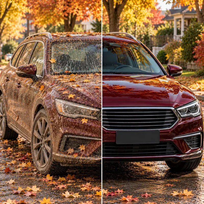 Car Detailing Dirty Vs Clean Ad Images
