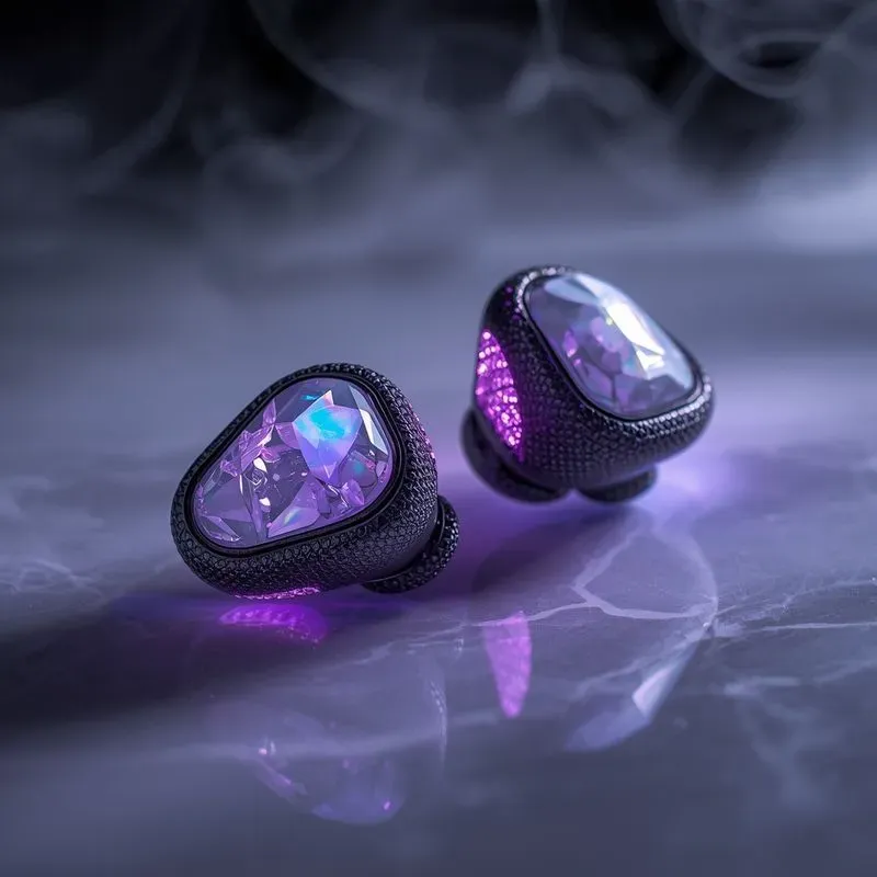 Futuristic Bioluminescent Audio Gear