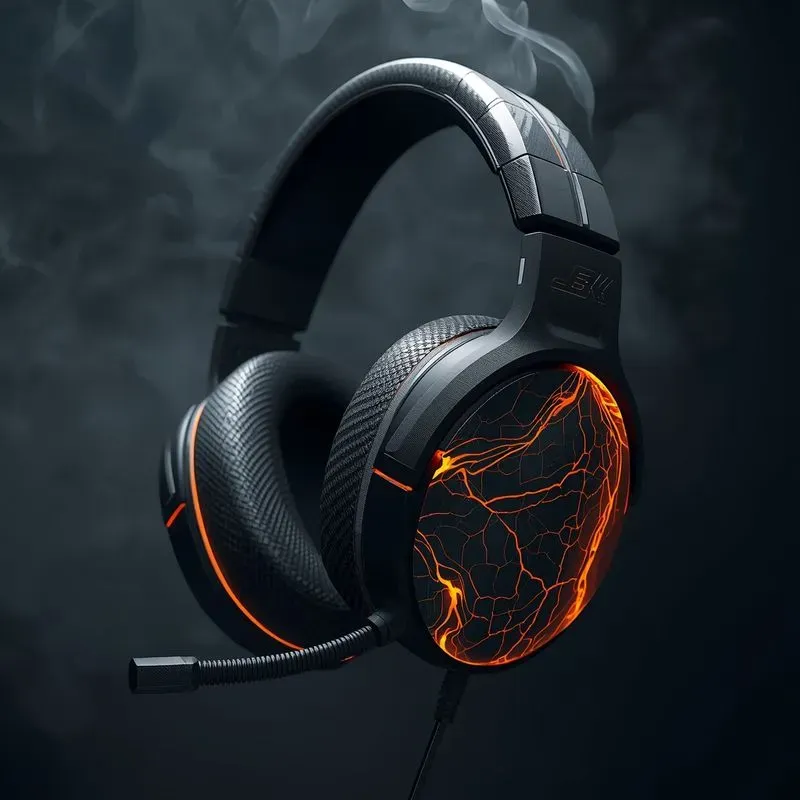 Futuristic Bioluminescent Audio Gear