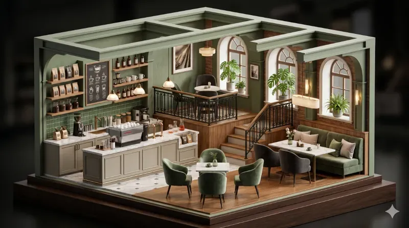 Restaurant Interior 3D Design Assets